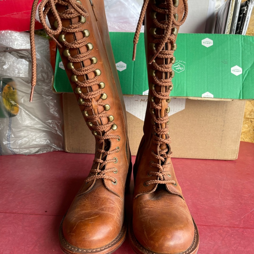 Dr Martins Tall Lace Up Boots